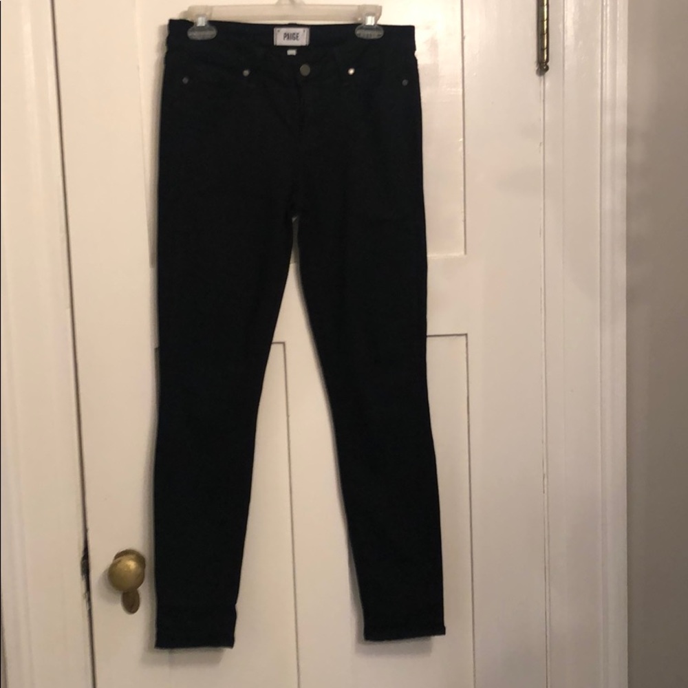 Black Paige denim jeans